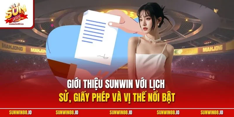 Sunwin 🎖️ Game Bài Đổi Thưởng - Đăng Ký Sun Win Nhận 88k 13 Sunwin Giới thiệu Sunwin với lịch sử, giấy phép và vị thế nổi bật